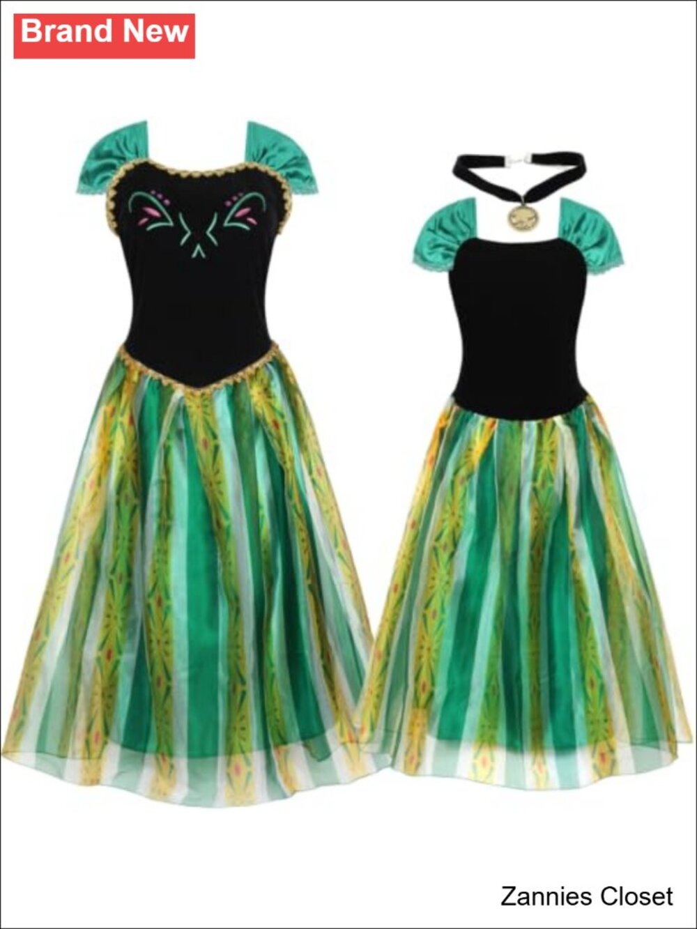 👻 Princess Dress Women Halloween Cosplay Costume Fancy Party Adults